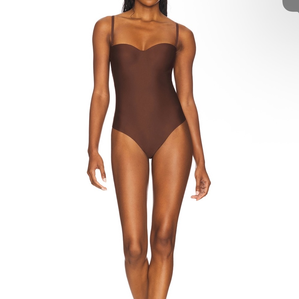 SKIMS Chocolate Brown Bodysuit